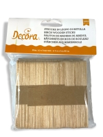 DREWNIANE PATYCZKI DO LODÓW 100 SZT DECORA 10x93MM