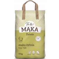 MĄKA ŻYTNIA TYP 720 5 kg - TOTA