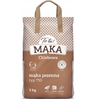 MĄKA PSZENNA CHLEBOWA TYP 750 5 kg - TOTA