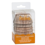 PAPILOTKI - FOREMKI DO BABECZEK, MUFFINÓW 60 SZT - RÓŻOWE ZŁOTO, ROSE GOLD  - DECORA