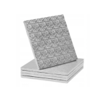 MODECOR PODKŁAD KWADRAT SREBRNY 25x25 CM