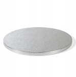 DECORA PODKŁAD OKRĄGŁY SREBRNY 20 CM
