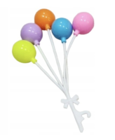 TOPPER NA TORT BALONIKI 14 CM