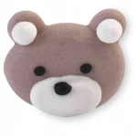 MODECOR JESIENNE DEKORACJE CUKROWE - 1,7 X 3 cm- MIŚ BRĄZOWY