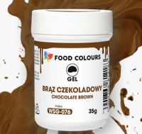 FOOD COLOURS Barwnik Spożywczy W Żelu Brązowy Czekoladowy 35g