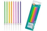 Świeczki pastelowy mix, 11.5x0.31 cm, 8 szt. GODAN