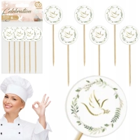 Pikery Gołąbek z listkami, 6 szt. GODAN