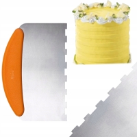 PACKA SZPATUŁKA KARBOWANA DO TORTU KREMU ZAMEK 22,5 CM