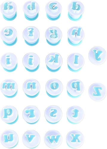 Foremki do masy literki małe