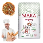 Mąka Na Pizzę Włoską Pszenna Z Młyna typ 00 1kg
