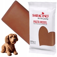 SARACINO MASA CUKROWA SARACINO DO MODELOWANIA BRĄZOWA 250g
