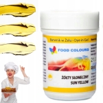 FOOD COLOURS Barwnik Spożywczy W Żelu Żółty Słoneczny 35g