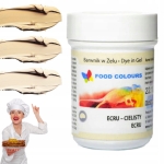 FOOD COLOURS Barwnik Spożywczy W Żelu Ecru Cielisty 35g FOOD COLOURS