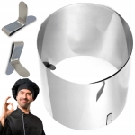 Forma Regulowana Rant Wysoki Do Tortu Okrągły 20cm