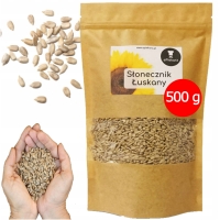 SŁONECZNIK ŚWIEŻY ŁUSKANY ZIARNA SŁONECZNIKA 500g
